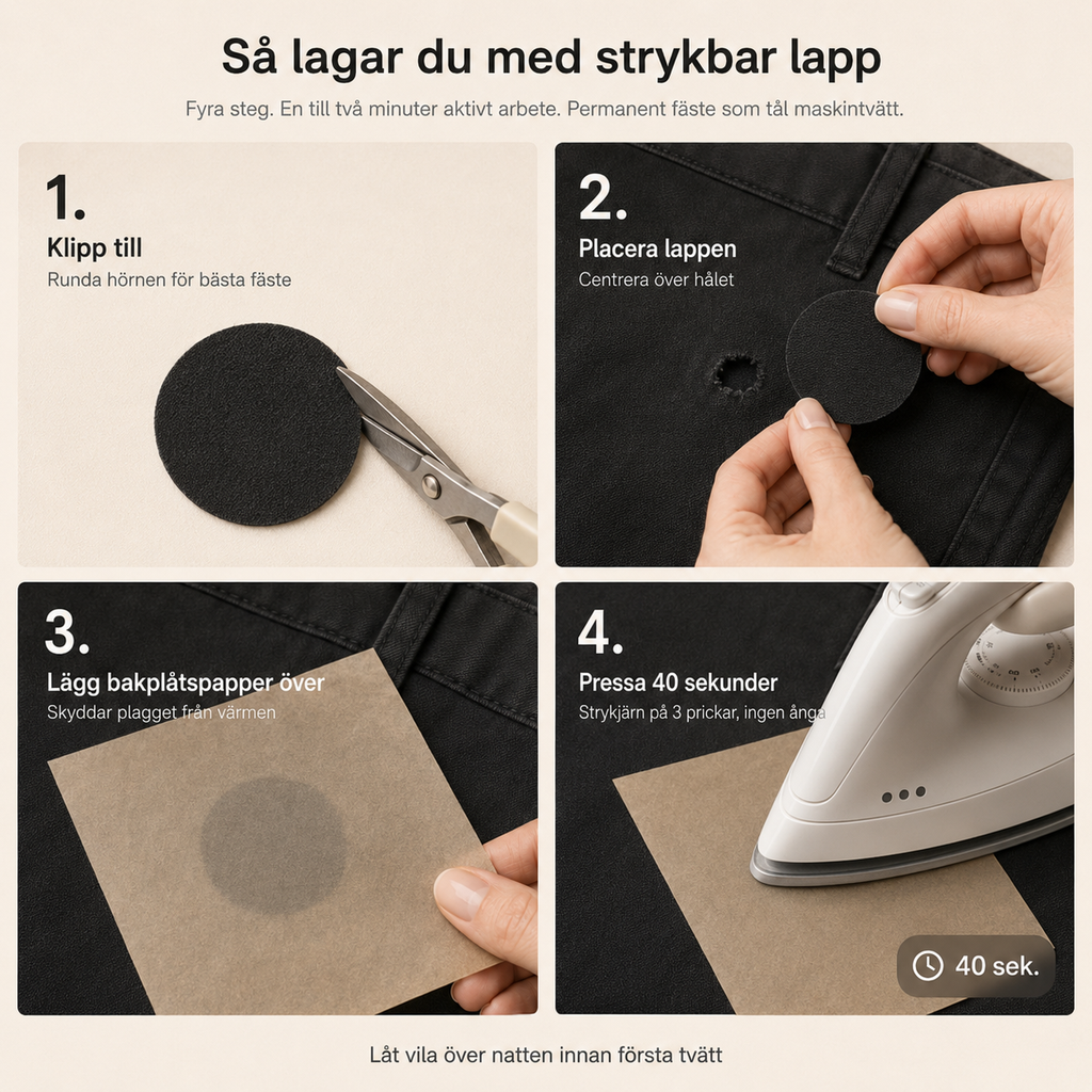 Silitettävät korjauslaput
