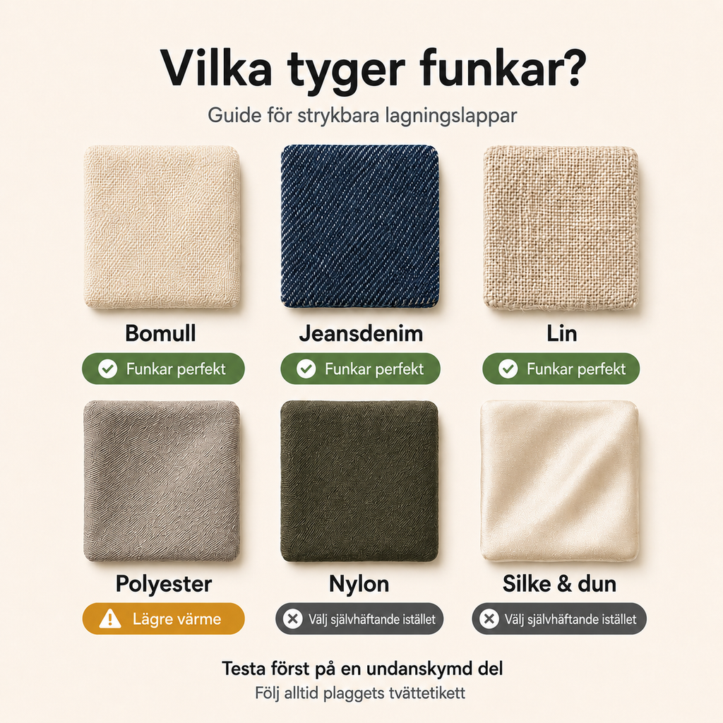 Silitettävät korjauslaput