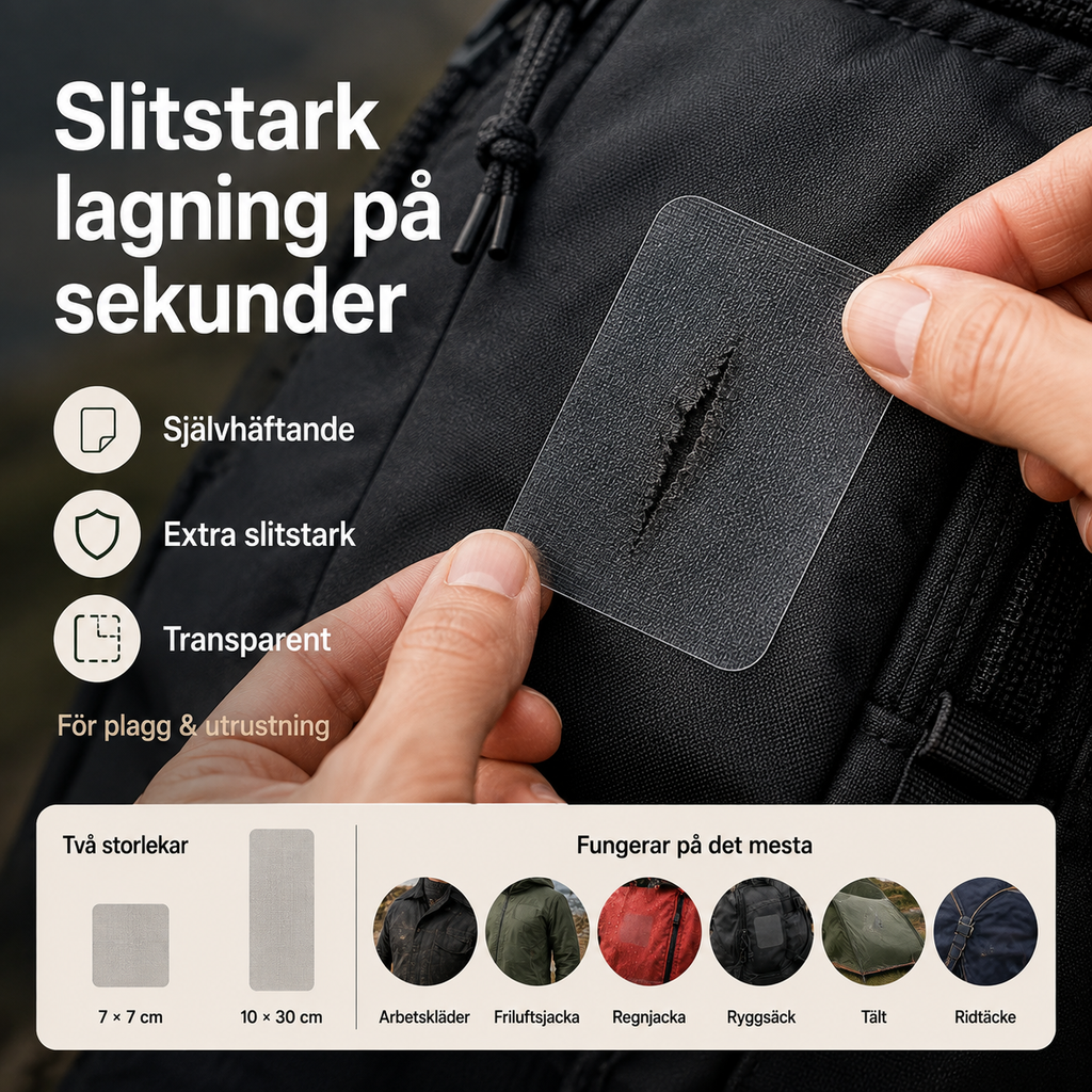 Kulutusta kestävät korjauslaput